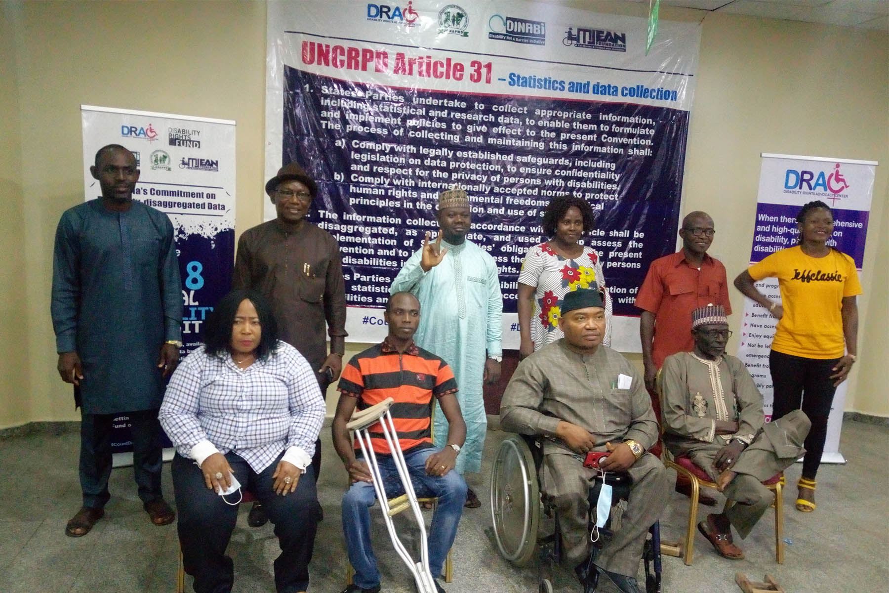 DINABI, DRAC & Two Others Calls for Disability Data Collection